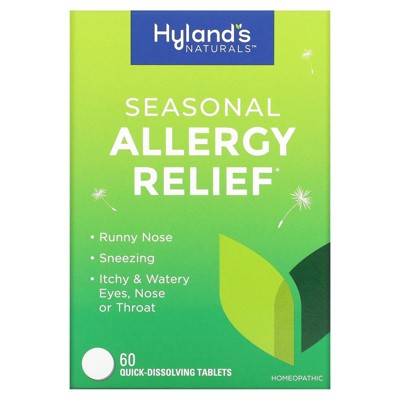 Hyland's Naturals Seasonal Allergy Relief, 60 Quick-Dissolving Tablets