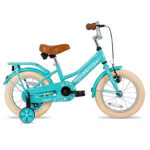JOYSTAR Retro Style Girls Bike for Kids and Toddlers, Pink Green - 1 of 4