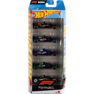 Hot Wheels 5pk Race Team, Set of 5 Formula 1-Themed 1:64 Scale Die-Cast Toy Cars - 1 of 4