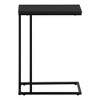 Monarch Specialties Accent Table C-Shaped End Side Snack Living Room Bedroom Metal Laminate Black Contemporary Modern - 3 of 4