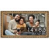 PosterPalooza | 14x8.5 Wood Antique Frame with UV Acrylic, 4 Finishes: Bronze, Gold, Silver, and Black - 2 of 4
