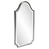 Howard Elliott 27"x16" Stainless Steel Framed Shield Mirror Brushed Dark Silver: Modern Style, No Assembly Required - image 3 of 4