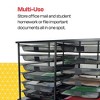 School Smart Wire Mesh Desk Organizer, 12 Tray Drawers, 23-9/10 x 15-3/5 x 16-1/10 Inches - 4 of 4