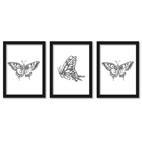 Americanflat Animals 22x28 Poster - Monarch Butterfly Wall Art