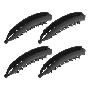 Unique Bargains Women's Fashion Banana Hair Clips 4 Pcs - 1 of 4
