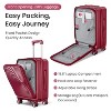 3 PCS Expandable Hard Shell Luggage Set with Spinner Wheels and TSA Lock, Lightweight Suitcase with Front Pocket 20''24''28'' 4L - ModernLuxe - 3 of 4