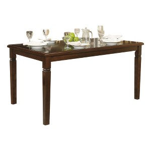 NicBex Dining Table Farmhouse Style Wood Rectangle Dining Table Wooden Dining Room Kitchen Furniture - 1 of 4
