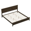 Sapphtopaz Bed Frame with Headboard Wood Platform Bed Mattress Foundation with Slat Support, No Box Spring Needed, Easy Assembly - 2 of 4