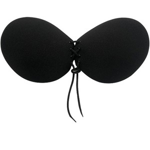 INSPIRE CHIC Women's Strapless Push Up Adjustable Invisible Backless Sticky Silicone Reusable Adhesive Bras - 1 of 4