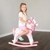 Happy Trails Rocking Horse - Ride on Unicorn, Pink - 2 of 4