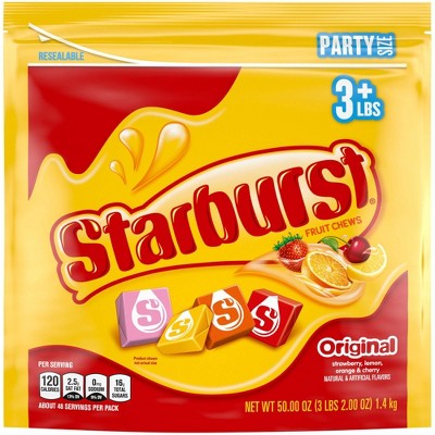 Starburst Original Party Size Chewy Candy - 50oz