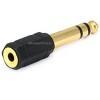 Monoprice 1/4in (6.35mm) Trs Stereo Plug To 3.5mm Trs Stereo Jack ...
