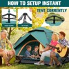 SUGIFT Instant 4-Person Pop-Up Tent with Removable Rainfly, Waterproof & Ventilated Design - 4 of 4