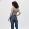 Cherie Code Women’s Polka Dot Mesh Top – Sheer Long Sleeve Stretch Tee - 4 of 4