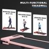 FIONECA 3-in-1 Walking Pad Treadmill ¨C 2.0HP Brushless Motor, Countdown Mode, 220 lbs Capacity, Pink - 3 of 4