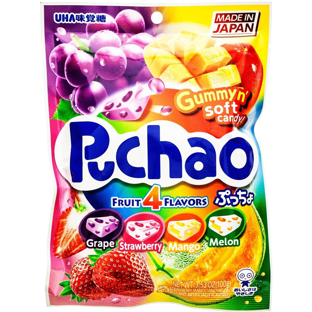 GTIN 011152436906 product image for Puchao Four Flavor Fruit Gummy & Soft Candy - 3.53oz | upcitemdb.com