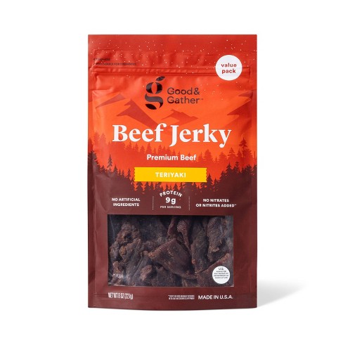 Teriyaki Beef Jerky - 8oz - Good & Gather™ : Target