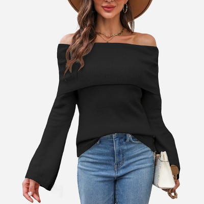 Cold shoulder 2025 sweater target