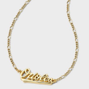 Bijoux Sport by Luv Aj MLB Gold Nameplate Pendant Necklace - 1 of 4