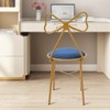 YIYIBYUS Modern Chair, Butterfly-Shaped Stool, Butterfly Backrest Chair for Dining Makeup - 3 of 4
