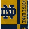 NCAA Notre Dame Fighting Irish Reverse Block Double Sided Ultra Cozy Blanket - 2 of 2