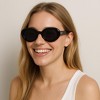 Anna-Kaci Retro Cat Eye UV400 Sunglasses with Trendy Small Frame Streetwear Style - 3 of 4
