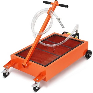 20-Gallon Electric Oil Drain Pan with 110V Pump - Low Profile Drain Cart for Trucks/RVs/SUVs - 1 of 4