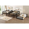 NicBex Triple over Twin Bunk Bed with Guardrail,Triple Loft Bed with Two Built-in Ladders and Converts to 3 Twin Beds,Bunk Beds for Bedroom - 4 of 4