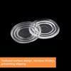 Unique Bargains Round Non-Adhesive Anti-Slip Glass Table Top Bumpers - 3 of 4