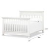 DaVinci Twin/Full Size Bed Conversion Kit (M5789) - Warm White - 2 of 4