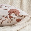 REGALWOVEN Floral Pattern Decoration Throw Pillow Cover for Outdoor Indoor 2 Pcs - 3 of 4
