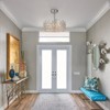 LLHZSY 15" Modern 4-Light Crystal Semi Flush Mount Ceiling Lights Fixture-Gold/Chrome - 4 of 4