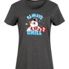 Women's - Frosty The Snowman - Christmas Graphic T-shirt Dress - 2 of 4