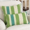 On Course Verte Square Throw Pillow - Pillow Perfect: Cotton Fabric, Indoor Use, Weather & Fade-Resistant - 4 of 4