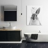 Stupell Industries Rabbit & Toilet Paper Bathroom, 48" x 36" - 2 of 4