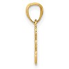 Black Bow Jewelry 14k Yellow Gold Best Friend Fancy Pendant, 19mm - 2 of 4