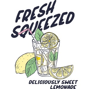 Social Collective Women's Fresh Squeezed Lemonade Short Sleeve Graphic Cotton T-Shirt - 1 of 2