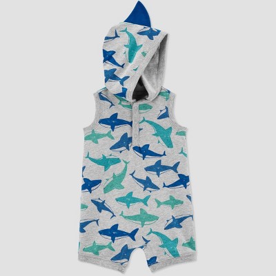 newborn hooded romper