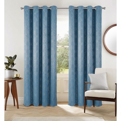 Oliva Gray Jansen Rubber Blackout Grommet Panel - Blue