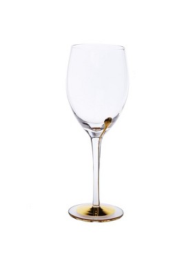 Classic Touch Set Of 6 Water Glasses With Gold Reflection : Target