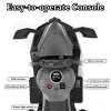 TopComfy Baby Walkers Kids Ride On Cycle Toy Gray Sturdy Two Wheel Design Cool With Training Wheels for Children, Gray, 41.7"*19.3"*25" - 4 of 4