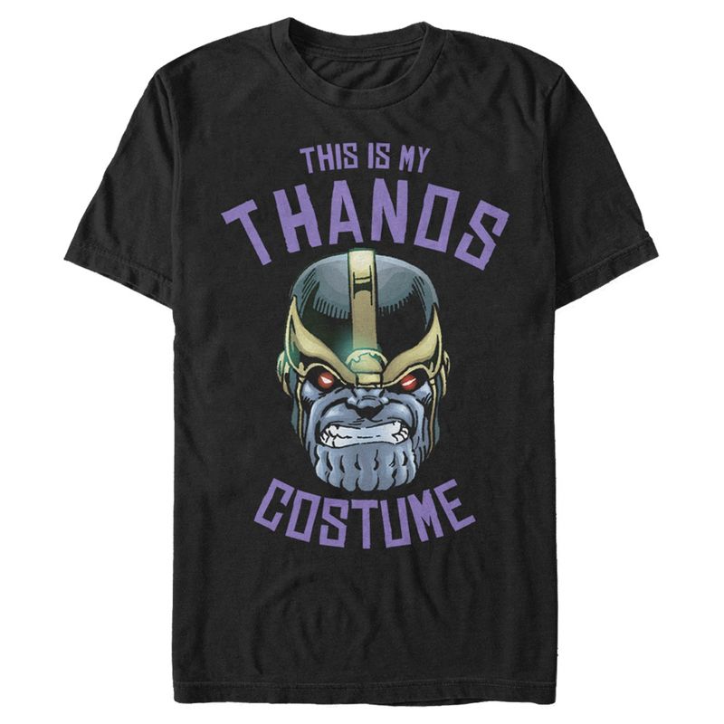 Men's Marvel Halloween Thanos Costume T-Shirt, 1 of 6