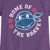 Girls' - Teenage Mutant Ninja Turtles - Born Raised Usa Fitted Short Sleeve Graphic T-Shirt - 2 of 4