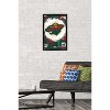 Trends International NHL Minnesota Wild - Maximalist Logo 23 Framed Wall Poster Prints - 2 of 4