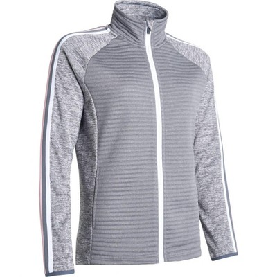 Women's Wo Turnberry 3D Stripe Fullzip Cardigan - Abacus Sportswear US
