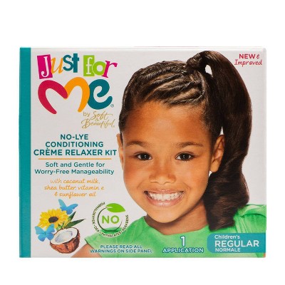 Just For Me No-Lye Conditioning Crème Relaxer Kit