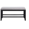GDFStudio Nicole 47" W Modern Upholstered Fabric Hardwood Counter Bench - 2 of 4