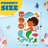 Joyfy 24 Pcs Make a face Stickers for Kids  9"x6" Make Your Own Mermaid Stickers Party Favors Kids Crafts Goodie Bags Stuffers Classroom Activities - 3 of 4