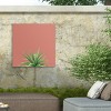 "Succulent Simplicity I Coral" Outdoor Canvas - 4 of 4