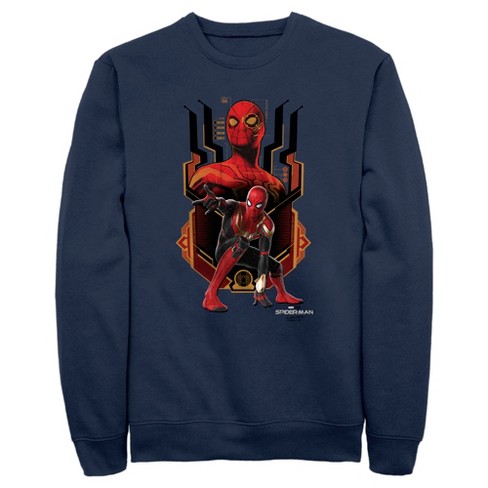 Men's Marvel Spider-man: No Way Home Integrated Suit Sweatshirt - Navy ...